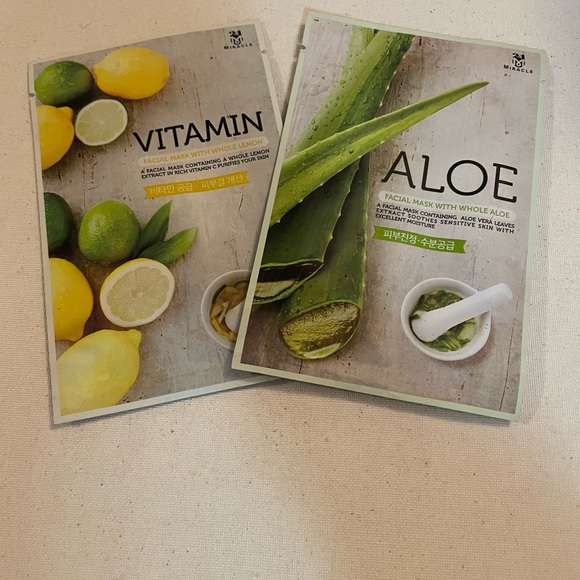 Other - Aloe and Vitamin Facial Mask Set
